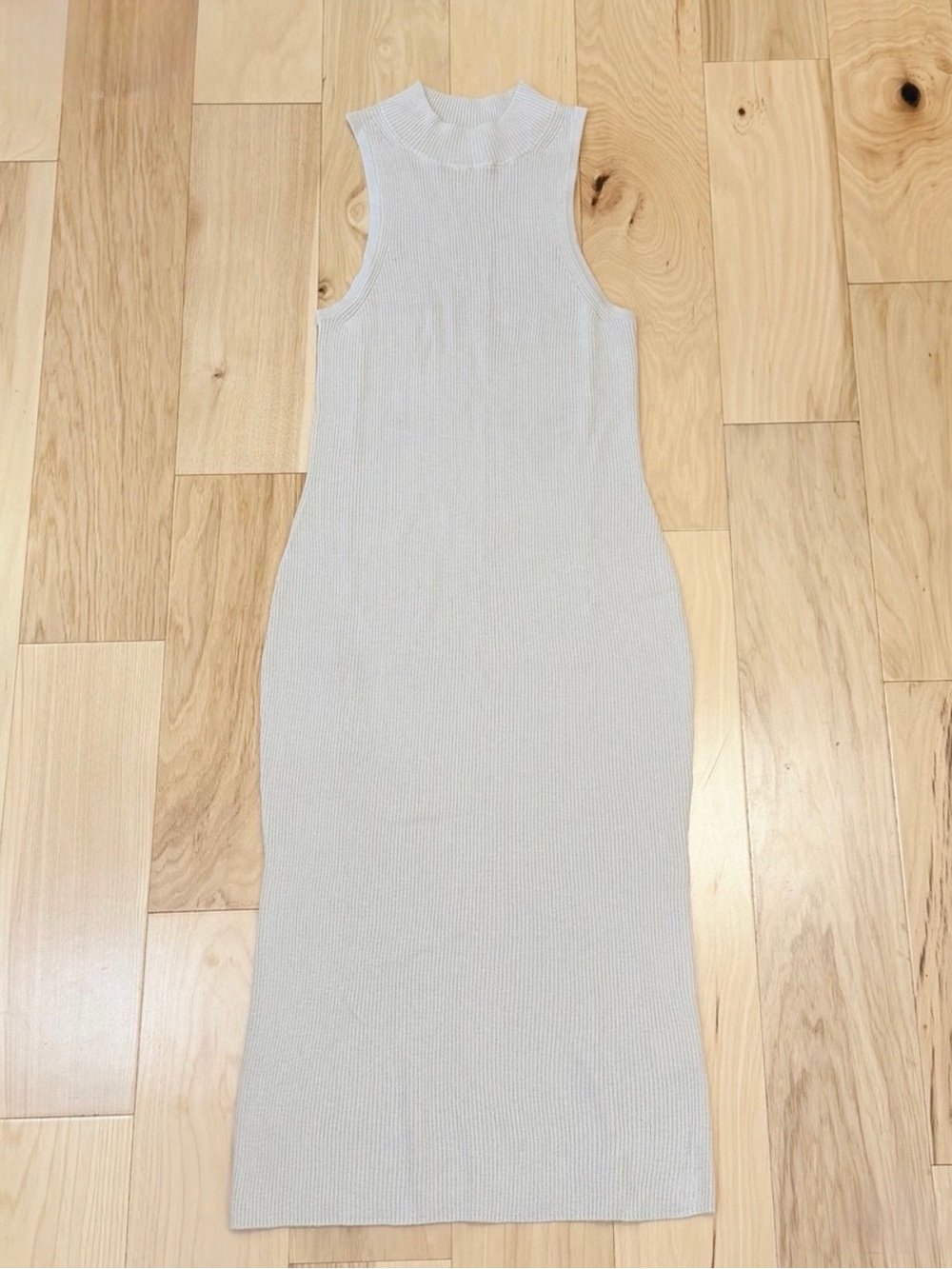 LIKE NEW NAADAM Silk Cashmere Ribbed Dress